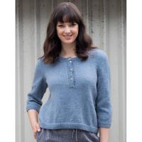 N1513 Tab Front Sweater